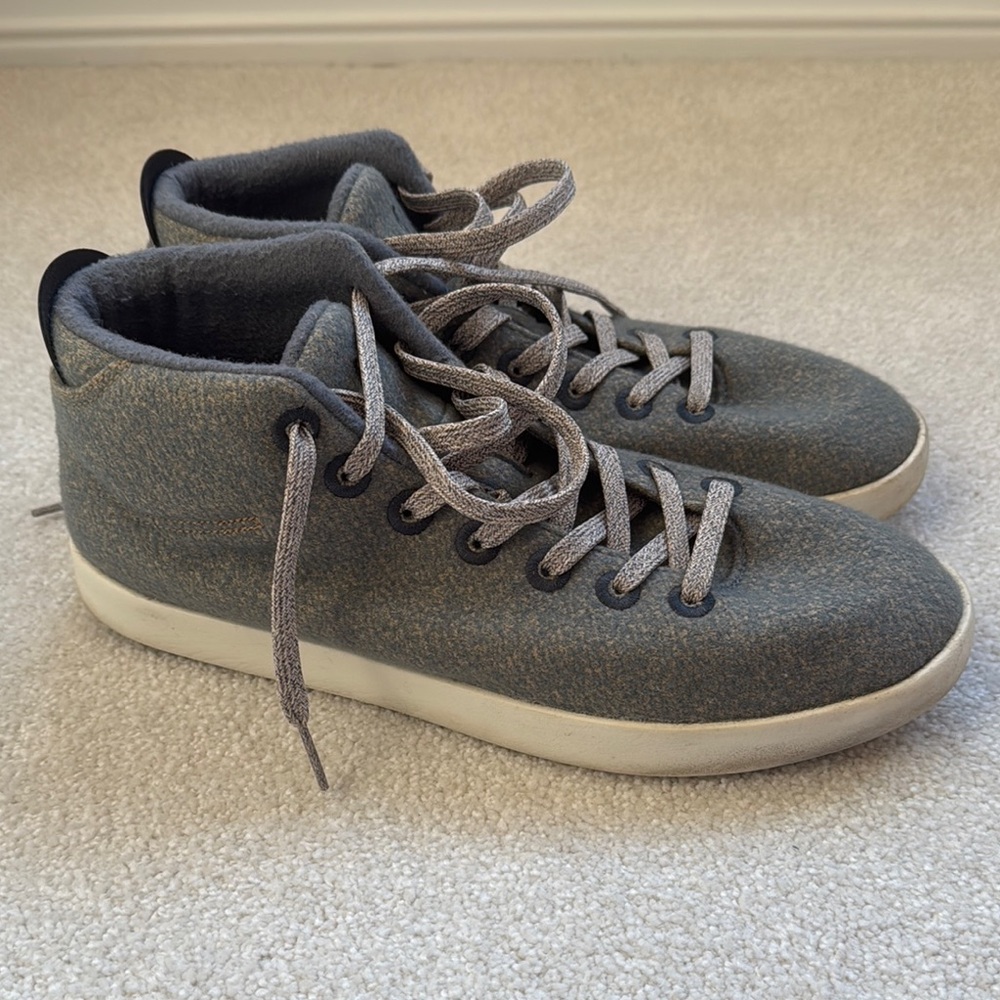 allbirds Wool High-Top Sneakers - Gray